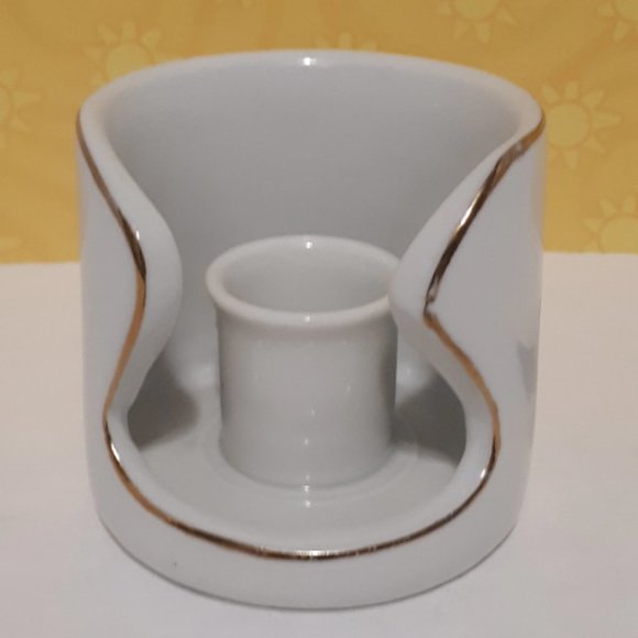 Bluebirds Candle Holder Designers Collection Vintage Candleholder - Picture 3 of 6